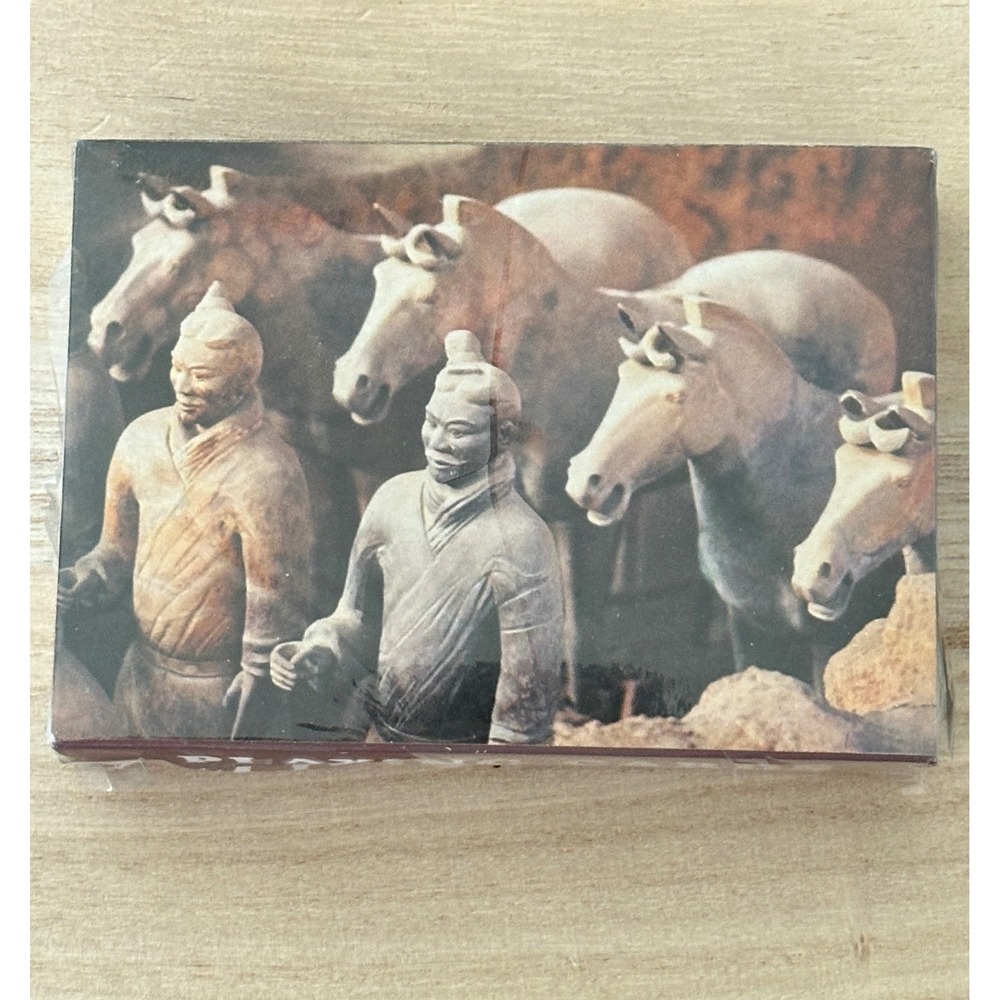 National Geographic Terra Cotta Warrior Playing Cards Sealed‎ Collectible Deck